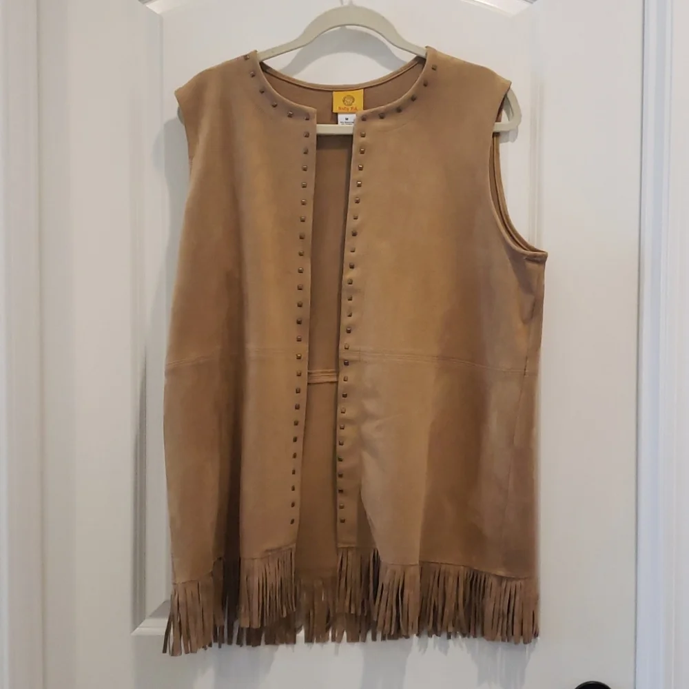 Ruby Rd. microfiber sueded vest - Picture 2 of 8